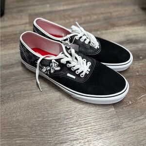 Vans x Disney 100 Black Canvas Sneakers